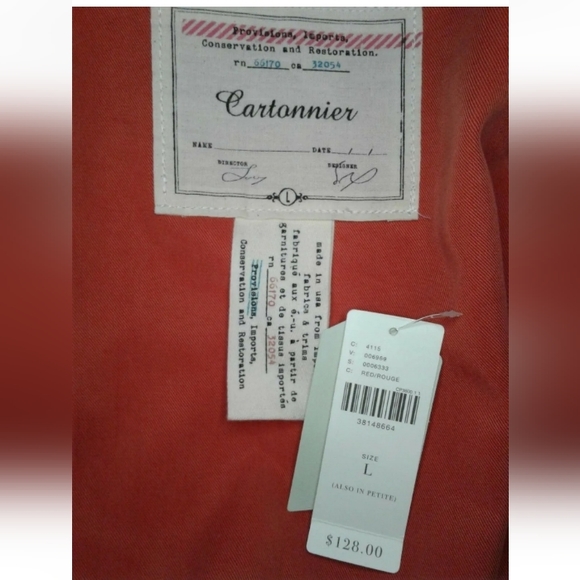 Cartonnier Anthro Miya Vest Large - Picture 5 of 7